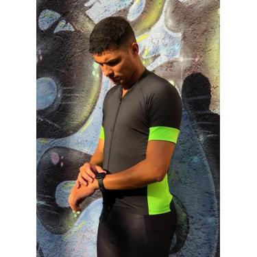 Imagem de Camisa Ciclismo Masculina 08 - Preta Zilli, G1
