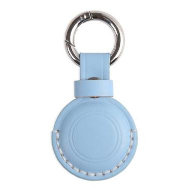 Imagem de Porta-chaves em couro genuíno para Airtag KEEPXYZ Blue V1.0