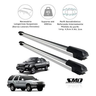 Imagem de Rack Travessa Teto Gm S10 Cab. Dupla E Blazer 1995 A 2012