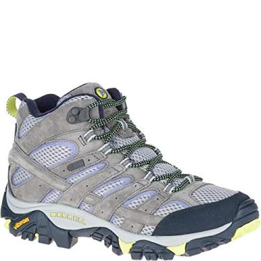 Imagem de Merrell Bota de caminhada feminina Moab 2 Mid impermeável, Manhã azul-marinho, 10