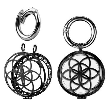 Imagem de Capa protetora VIIVY VIYIV Metal para Apple AirTag preta