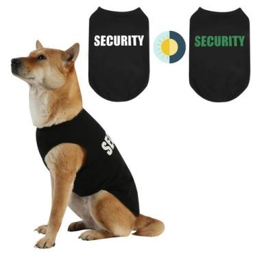 Imagem de Colete para cães Camiseta de segurança DAJIDALI para cães preta E6XL