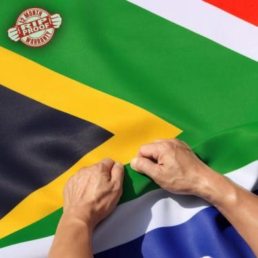 Imagem de Bandeira Anley à prova de rasgos, dupla face, 3 camadas, África do Sul
