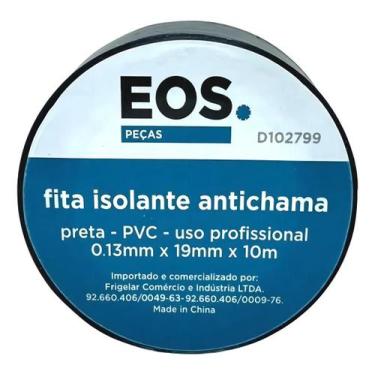 Imagem de Fita Isolante Antichama Pvc Preta Eos 10m X 19mm Brplus