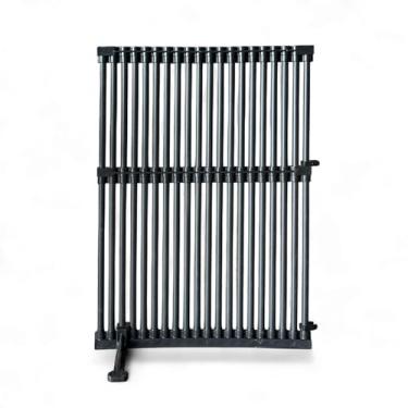 Imagem de Cercado Pet Modular em PVC para Jardim ou Piscina Módulos de 71cm com 5cm de Espaçamento Segurança para Cães e Gatos Uso Externo Fácil Montagem (Preto, 100cm | Altura)