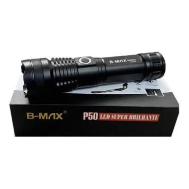 Imagem de Lanterna Tática Militar P50 Recarregável USB Forte Potente P/ Sitio Fa
