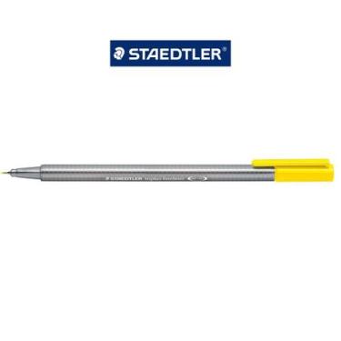 Imagem de Caneta Ponta Fina Fineliner Triplus STAEDTLER 0.3mm, Amarelo-1