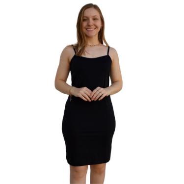 Imagem de Vestido Segunda Pele Anágua Plus Size Usar Por baixo Vestido Combinaçã