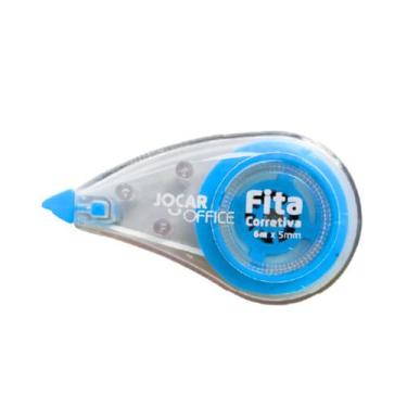 Imagem de Fita Corretiva 5mmx6m Jocar Office - Leonora, Azul