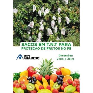 Imagem de Sacos Tnt P/proteção De Frutas No Pé 21x25cm 500pçs - FRUTA PROTEGIDA