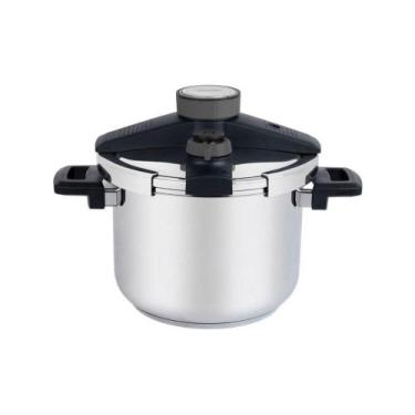 Imagem de Panela de Pressão Tramontina Presto Aço Inox 22cm 6 Litros