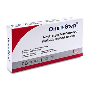 Imagem de One+Step Autoteste de deficiência de ferro I conjunto completo de autoteste para o diagnóstico precoce de deficiência de ferro I Testes de ferritina I 1 peça