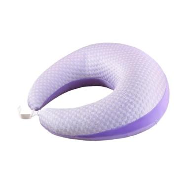 Imagem de Bothyi Almofada de leitura, apoio de braço, mesa, multifuncional, ergonômica, antiderrapante, almofada de colo, descanso de cama, para sofá, sentado na cama, Roxo