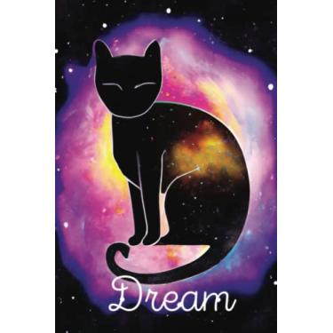 Imagem de Galaxy Cat Dream Journal: um lindo caderno com tema de gato para expressar gratidão, orações e sonhos.