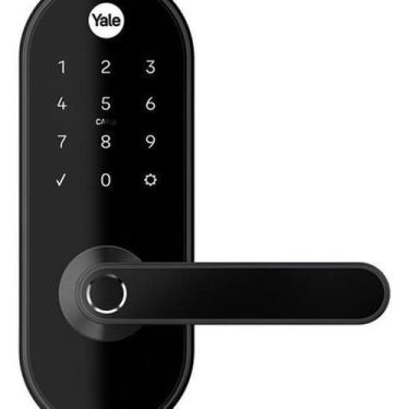 Imagem de Fechadura Digital Embutir Senha Biometria Prova De Água Yale