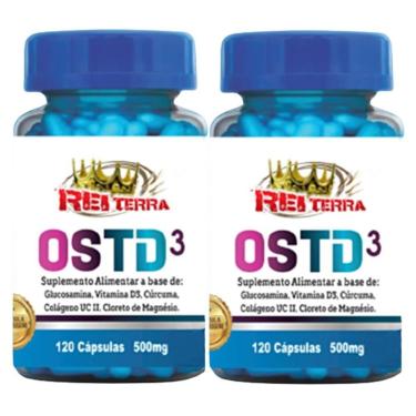 Imagem de 2x Colágeno Uc2 + Glucosamina + Vitamina D3 120 Cápsulas 500mg-Unissex