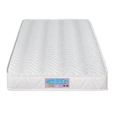 Imagem de Colchão Infantil para Berço de Espuma D18 60x12cm Enfant Branco - Sank