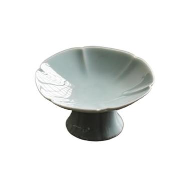 Imagem de prato de lanche Prato de tempero cerâmica, bandeja multiuso, prato servir, fruteira, utensílios cozinha tigela de sopa(Natural)