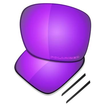 Imagem de SAUCER Lentes de reposição premium para óculos de sol Oakley Exchange Sun OO9483, Violeta roxo polarizado, One Size
