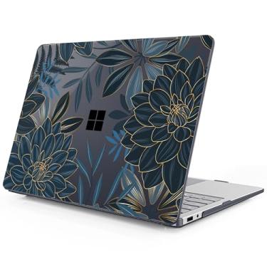 Imagem de Mektron Capa impressa para laptop Microsoft Surface 2025 Windows 11 Copilot+ PC Surface Laptop 33.0 cm capa para tela sensível ao toque serve no modelo 2095, Dahlia Flower C035