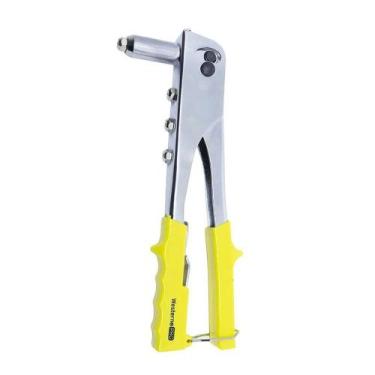 Imagem de Alicate Rebitador 10'' Cromado Com Cabo Amarelo Na Cartela - Western