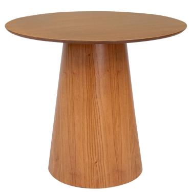 Imagem de Mesa de Jantar Redonda 90cm Base Cone Austrália Nozes