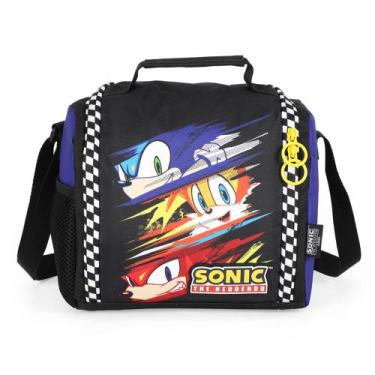 Imagem de Lancheira Térmica Sonic The Hedgehog Azul LA49833SO Luxcel Lançamento 