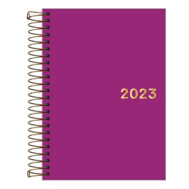 Imagem de Agenda Executiva Tilibra Espiral Napoli Diária 176 Folhas Rosa