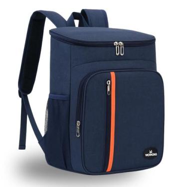 Imagem de Mochila Térmica Impermeável Gelado Quente Bolsa Marmita 18l - Genérica