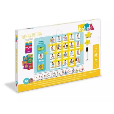 Imagem de QUADRO MINHA ROTINA ESTRELINHA  - Brinquedo Educativo  Pedagógico - BA