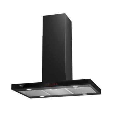 Imagem de Coifa De Ilha Fischer Platinium Ebony 90 Cm PRETO 220V, 220V