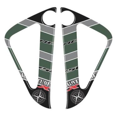 Imagem de Adesivo Protetor Paralama Dianteiro Compatível Nc 750x 2018 Resinado -