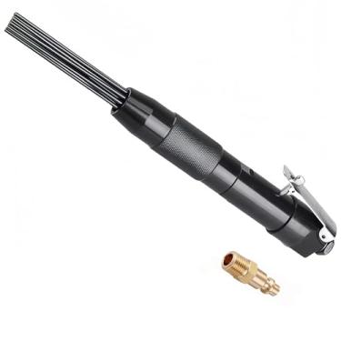 Imagem de Removedor de ferrugem compacto com agulha de ar, mini ferramenta movida a ar, limpador de remoção de escória de solda com tinta de ferrugem pneumática