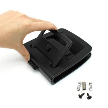 Imagem de Goodithy Alça de carpete de chão de porta-malas traseiro, tampa traseira do porta-malas tapete de placa inferior tapete de substituição para BMW X5 X6 E70 E71 E72 F15 F16 5GT F07 (modelo B preto)