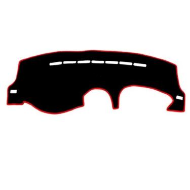 Imagem de GRJQRKHZ Capa de painel para painel de carro P&eugeot 206 206CC 206SW 2004-2008 Capa de painel de carro tapete de painel painel de instrumentos acessórios de carpete