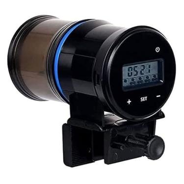 Imagem de Liusj JUnst Alimentador automático de peixes, dispensador elétrico programável de alimentos para aquários, férias, feriados