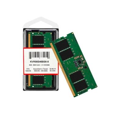 Imagem de Memoria Kingston 8GB Ddr5 5600mhz Sodimm Kvr56s46bs6-8