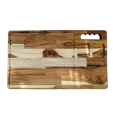 Imagem de Tabua Madeira Tradicional Para Churrasco 49x29cm TMTSUPORTES