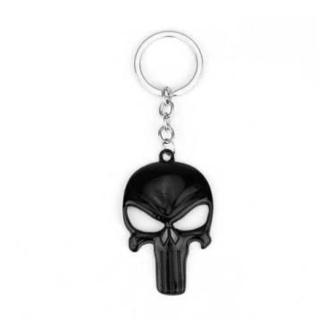 Imagem de Chaveiro 3D Punisher Justiceiro Marvel Metal - 11817 Dmw - Dermiwil