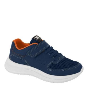 Imagem de Tênis Infantil Menino Calce Fácil Molekinho Juvenil 2850.310, Marinho,