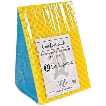 Imagem de Encosto luckspuma travesseiro almofada anti varizes travesseiro triangular
