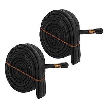 Imagem de SPYMINNPOO Tubo Interno de Bicicleta, Borracha Butílica 700x23C, Tubo de Substituição Durável Absorvente de Choque para Bicicletas de Montanha e Estrada