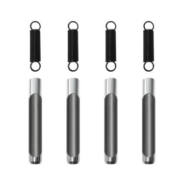 Imagem de K.D STONEDGE 4 dentes + 4 molas de substituição para aerador patenteado de gramado aerador de grama plugues de puxar de grama ferramenta de aeração manual rolo rotativo