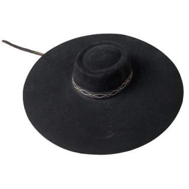 Imagem de Chapéu Gauchesco Aba 15 Reppetto  Chapéu Gaúcho Campeiro Tradicional -