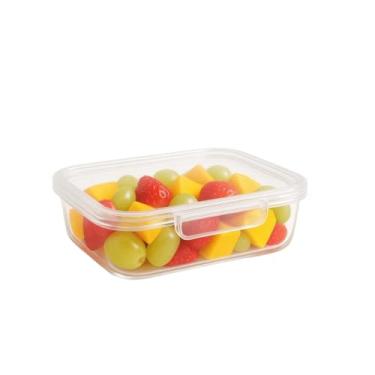 Imagem de Kits Pote Marmita Hermético Plástica Transparente 500ml Para Frutas E Refeições(20)