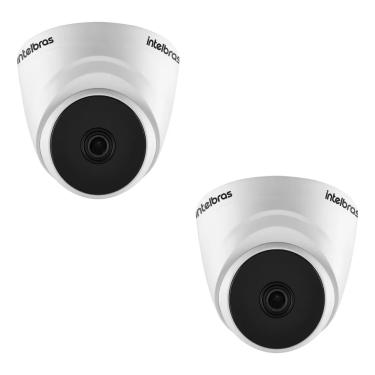 Imagem de kit 2 Camera Dome Intelbras Hdcvi Vhl 1120 D 3,6mm 20m 720p