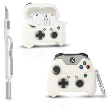 Imagem de Capa para Samsung Galaxy Buds 3/3 Pro (2024) | para fones de ouvido Galaxy Buds 3 FE (2025) | Capa protetora de carregamento de silicone | Design de pele de vários estilos | com kit de limpeza e