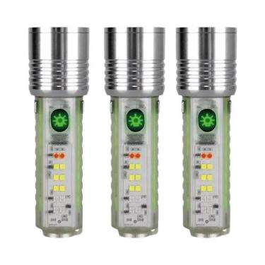 Imagem de Lanterna LED Recarregável Super Brilhante, Tocha Tática De Alta Potênc