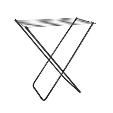 Imagem de Varal De Chão Slim Preto 79x42cm - Capacidade 16kg - Mor