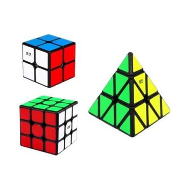 Imagem de Cubo Mágico Profissional QiYi Para Crianças 2x2 3x3 4x4 5x5, Brinquedo